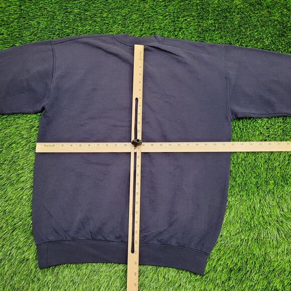 Vintage Pepsi Sweatshirt Medium 22x25 Navy-Blue - Picture 6 of 14